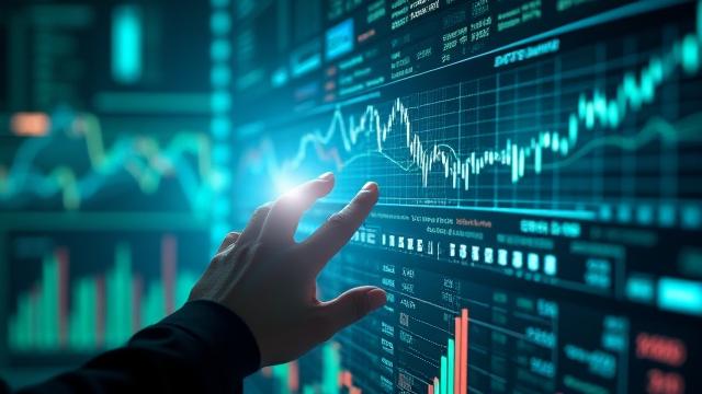 High performance computing visualization for financial modeling with stock charts and complex data streams